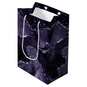 Moody Agate   Midnight Indigo Deep Paarse Glam Medium Cadeauzakje