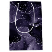 Moody Agate | Midnight Indigo Deep Paarse Glam Medium Cadeauzakje (Voorkant)