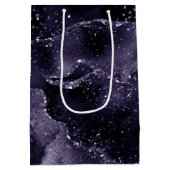 Moody Agate | Midnight Indigo Deep Paarse Glam Medium Cadeauzakje (Achterkant)