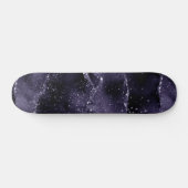 Moody Agate | Midnight Indigo Deep Paarse Glam Skateboard (Horizontaal)