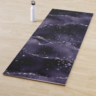 Moody Agate Midnight Indigo Deep Paarse Glam Yogamat