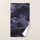 Moody Agate | Midnight Indigo Deep Purple Glam (Serviette à main)