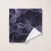 Moody Agate | Midnight Indigo Deep Purple Glam (Gant de toilette)