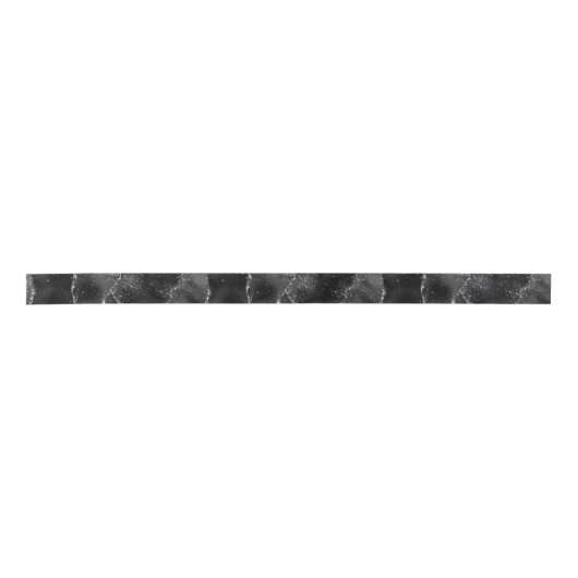 Moody Agate | Onyx Zwart Zilver Vampy Gothic Glitt Lint (Voorkant)