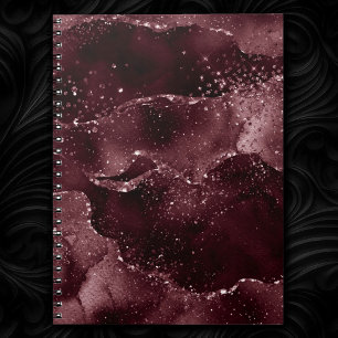 Moody Agate   Wijn Bordeaux Sangria Merlot Maroon Notitieboek