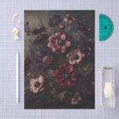 Moody Anemone Bloeit Botanische Bloemkunst Tissuepapier (Craft)