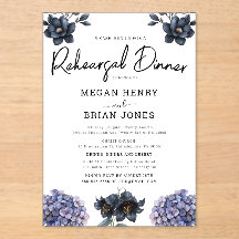 Moody Black Rose Classic Wedding Rehearsal Dinner