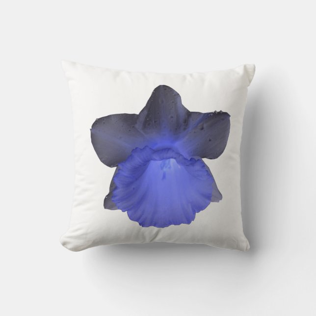 Moody Blue Driding Daffodil Coussin (Recto)
