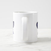 Moody Blue Dripping Daffodil-Mok Jumbo Mok (Achterkant)