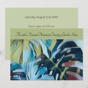 Moody Blue Monstera Botanische Direct Mail Promo A Kaart