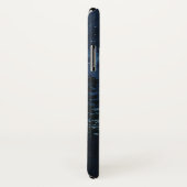 Moody blue night sky full moon hare silhouette Case-Mate iPhone case (Achterkant / rechts)