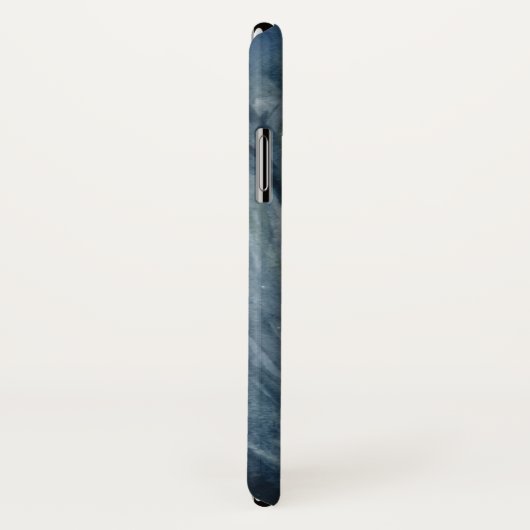 Moody blue waterverf Moon goddessen woud Case-Mate iPhone Case (Achterkant / rechts)