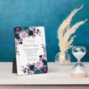 Moody Boho   Aubergine en Blauwgroen Keepsake uitn Fotoplaat