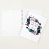 Moody Boho | Aubergine Paarse en Mauve Roos Custom Planner (Display)