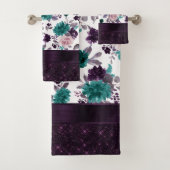 Moody Boho | Eggplant violet et Turquoise Rose Shi (En situation)