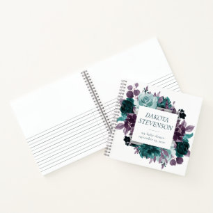 Moody Boho Livre d'invités photo Rose Turquoise