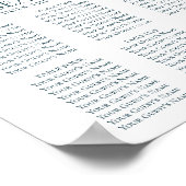 Moody Boho | Tableau de sièges floraux Turquoises  (Coin)