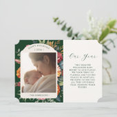 Moody Botanical Year In Review Carte De Vacances (Debout devant)