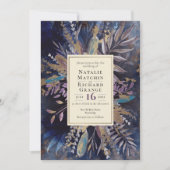 Moody Bouquet faire-part de mariage botanique (Devant)