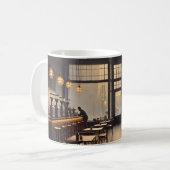 Moody Cafe à San Francisco Mug Postcard (Devant gauche)