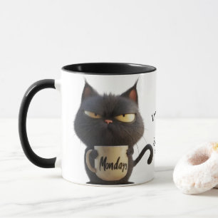 Moody Cat Coffee Mok - Purrfect voor Grumpy Sips