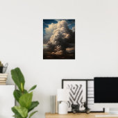 Moody Clouds Art Print Poster (Thuiskantoor)