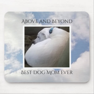 Moody Cloudy Sky Best Dog Mam Cute Blue Muismat