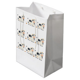 “Moody Cow” Cadeaupapier Medium Cadeauzakje