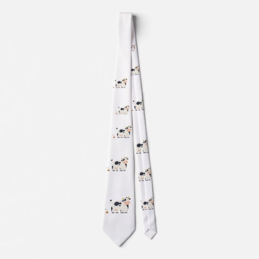 “Moody Cow” funny tie gift for him Stropdas (Voorkant)