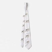 “Moody Cow” funny tie gift for him Stropdas (Achterkant)