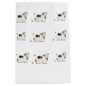 “Moody Cow” Wrapping Paper Medium Cadeauzakje (Voorkant)