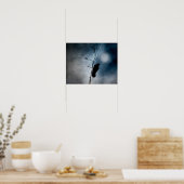 Moody Crow Moon Poster (Keuken)