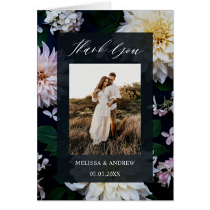 Moody Dahlia Floral bedankt u