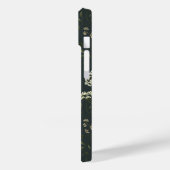 Moody Dark  Bloemen Print Telefoonhoes Case-Mate iPhone Case (Achterkant / Links)