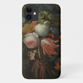 Moody Dark Floral  Art iPhone / iPad hoesje