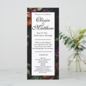 Moody Dark Floral Boho rozen (Staand voorkant)