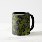 Moody Dark Hop Vine Abstract Design Coffee Mok (Voorkant rechts)