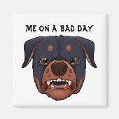 Moody de façon péjorative : Mad Dog Face Magnet (Devant)