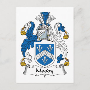 Moody Family Crest Briefkaart