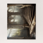 Moody Fantasy Verlaten Chateau Grand Staircase Legpuzzel (Verticaal)
