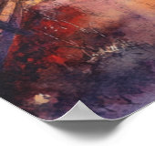 Moody Farm Sunset Poster (Hoek)