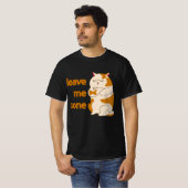 Moody fat cat leave me alone T-Shirt (Devant entier)
