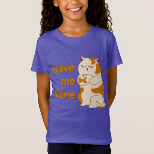 Moody fat kat laat me alleen T-Shirt