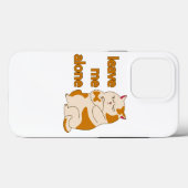 Moody fat laat me alleen Case-Mate iPhone case (Achterkant (horizontaal))