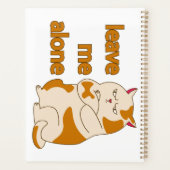 Moody fat laat me alleen planner (Achterkant)