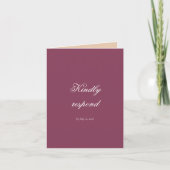 Moody Fine Art & Garden RSVP-kaart Bedankkaart (Voorkant)