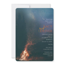 Moody Fireside Faire-part de mariage