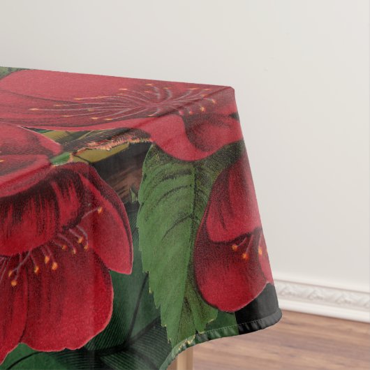 Moody Florals Black en Burgundy  Tafelkleed (Voorbeeld)