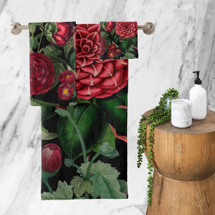 Moody Florals Noir & Bourgogne Vintage
