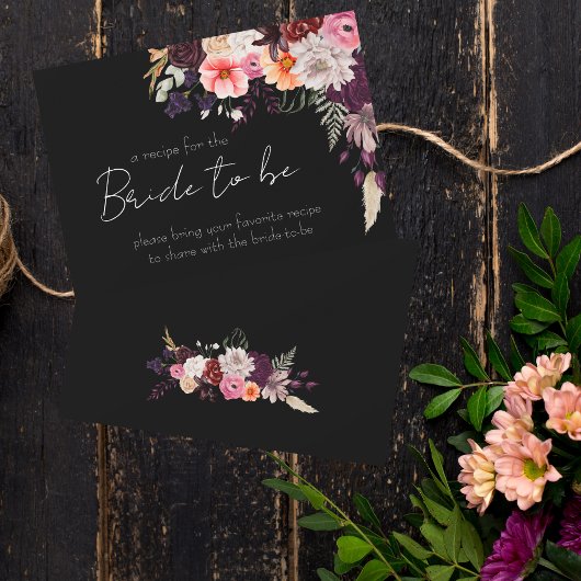 Moody foncé Apportez une carte d'assurance-recette